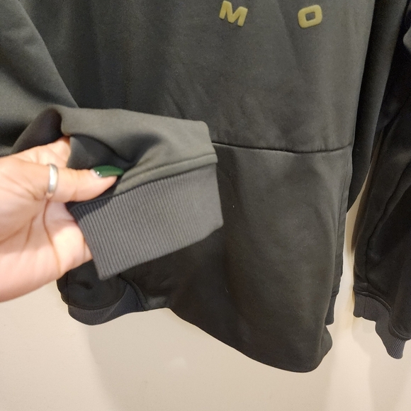 Under Armour Cold Gear men's Olive Green Loose hooded Sweatshirt size L - Picture 6 of 8